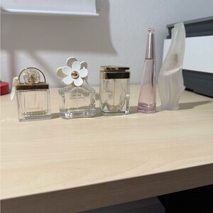 Empty perfume bottles